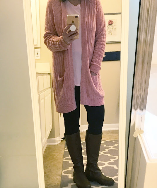 pink coat