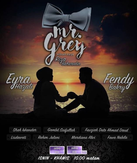 Sinopsis Mr Grey, OST Mr Grey, Novel Mr Grey, Novelis Syamnuriezmil, Drama Mr Grey, Drama Adaptasi Novel, Drama Melayu, Drama Bersiri 14 Episod, Novel Online, Slot MegaDrama, Astro Ria, Baca Online Novel Mr Grey, Watak, Mr Grey, Nisa Ardina, Ilham Arsyad, Datin Musalma, Mr Red, Mr Grey Cast, Pelakon Drama Mr Grey, Fendy Bakry, Eyra Hazali, Shah Iskandar, Lisdawati, Gambir Saifullah, 2018,