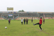   Dandim Boyolali Buka Liga Santri Di Stadion Pandanaran