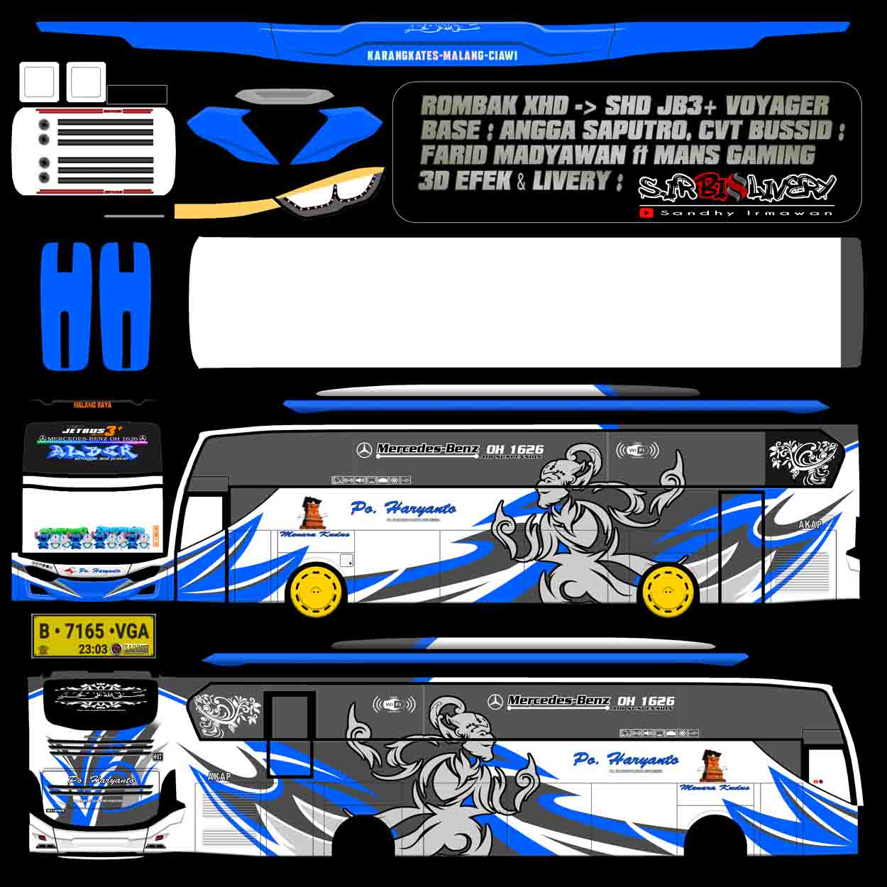 livery arjuna xhd rombak jb3 jernih