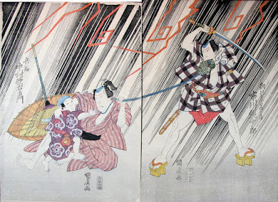 Ukiyo-e. Träsnitt. Yakusha-e. Kabuki. Osaka-skolan.