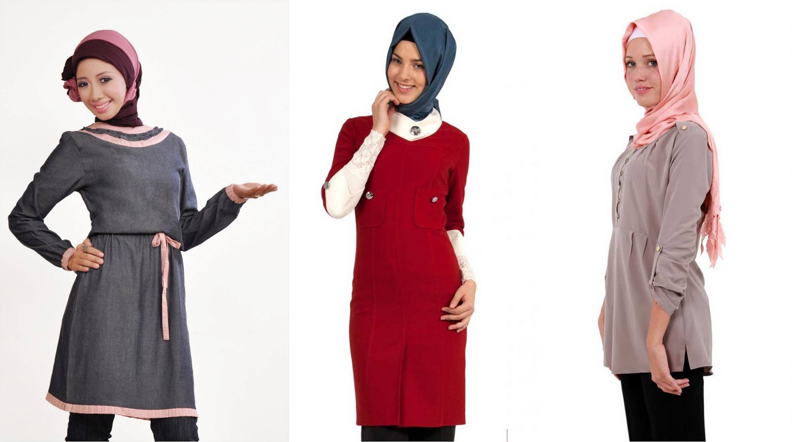 GAMBAR MODEL BUSANA KERJA MUSLIMAH Freewaremini