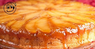 This apple cake recipe is made with mayonnaise and corn starch (known as cornstarch) ... The texture is great. try it