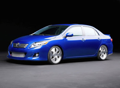 Toyota Corolla Blue 2010 