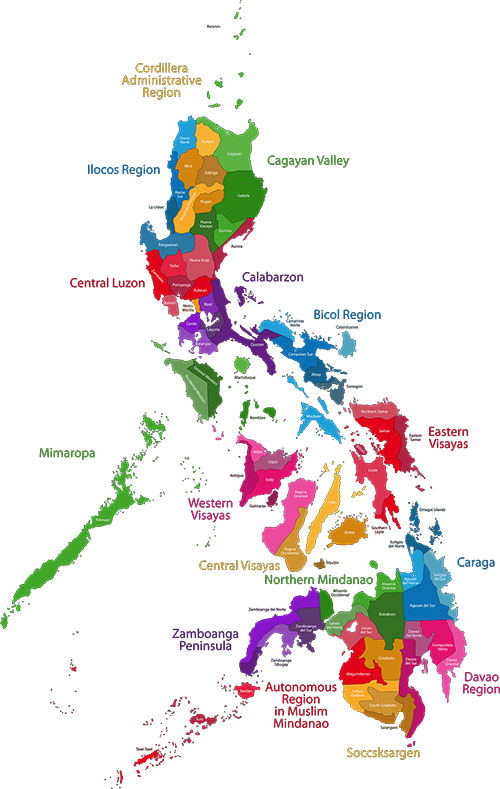 Mapa ng Pilipinas or Map of the Philippines in English