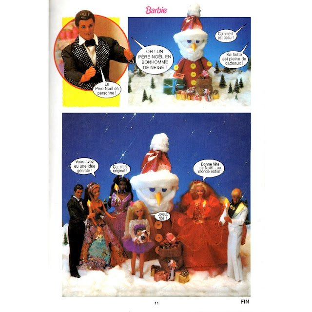 Barbie fête Noël, page huit.