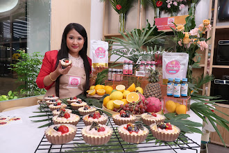 Belajar buat Berry soufflé cheese dengan LENNOX™ Collagen Powder di ABC Cooking Studio | Butterfly Project Malaysia