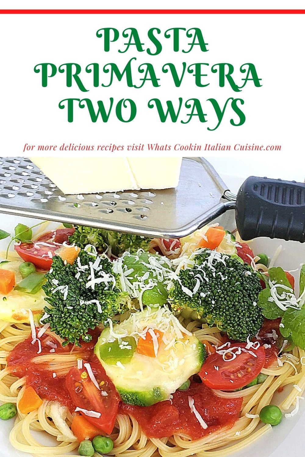 this is a pin for later on how to make pasta primavera