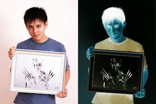 This is an art of Brian Lai, who draws in negative