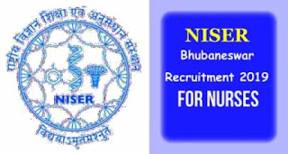 niser Bhubaneswar nurse vacancy