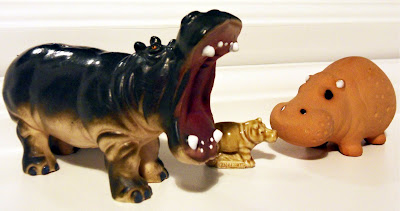 hippo ornaments