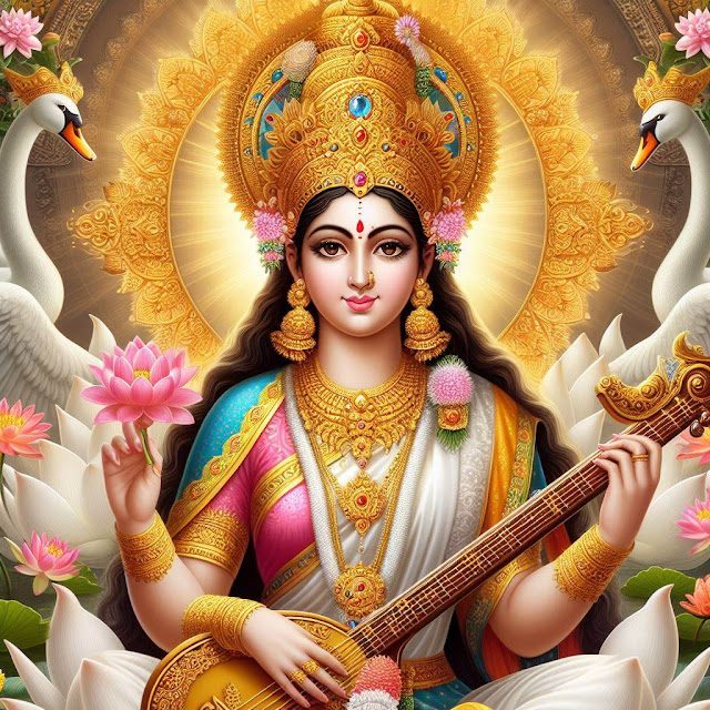 Goddess Sarasvati 5K HD Wallpapers for Computer Photos Pictures & Images