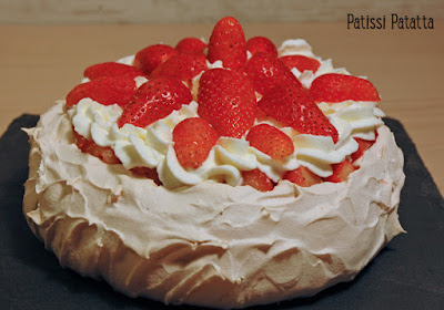 meringue, pavlova, fraises, chantilly, patissi-patatta