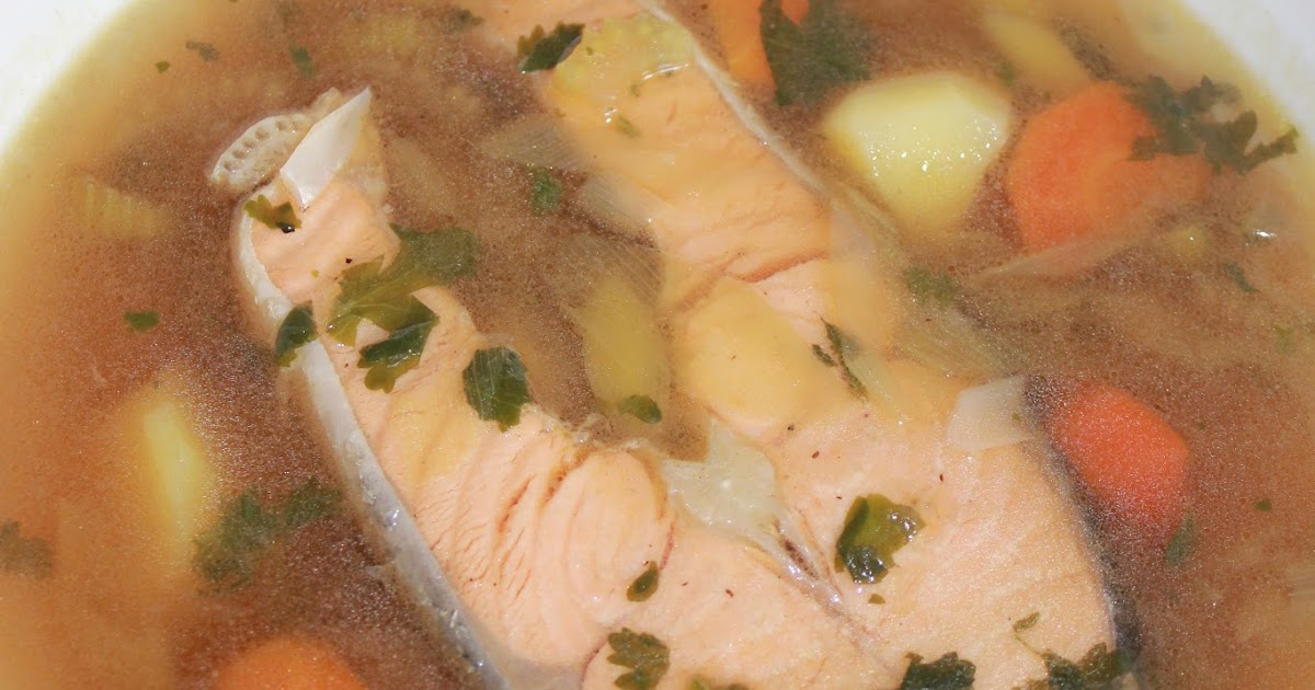 Dari Dapur Nasya Sup Ikan Salmon