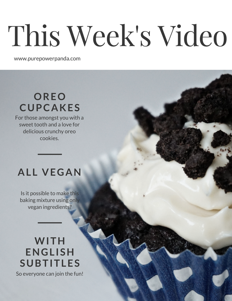 VEGAN OREO CUPCAKES [VIDEO] 