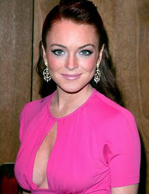 Lindsay Lohan signs