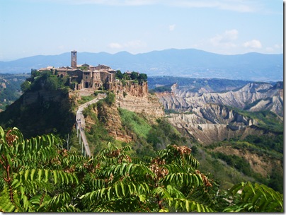 Civita di Bagnoregio vista dall'alto