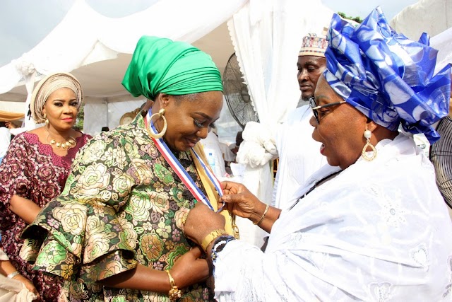 Madrasatul Amani Mosque In Surulere Honours Lagos Fabric Merchant,Alhaja Rahmat Adebisi Ojora,CEO,Bisoj Wears & Accessories