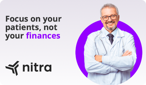 Nitra. Focus on your patients, not your finances