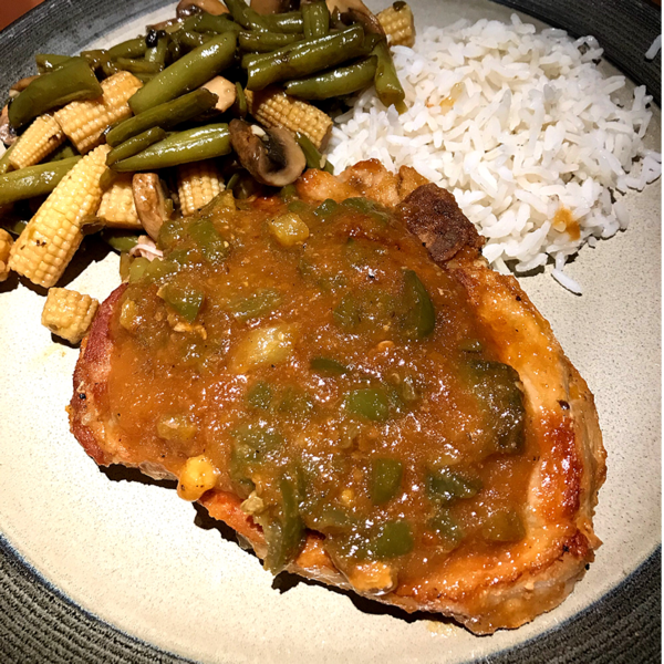 Jalapeño Apricot Pork Chops