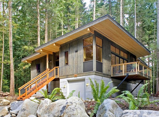 Modern prefab cabin