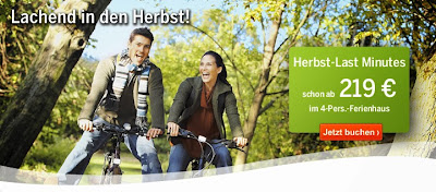 Ferienpark Angebote Herbst