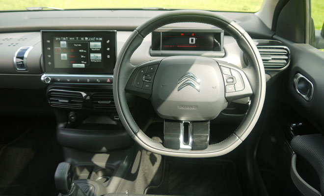 Citroen C4 Cactus driver's view