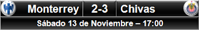 Monterrey 2-3 Chivas