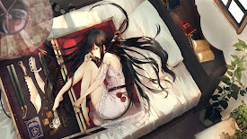 Anime Girl in Bed Original Weapon a986