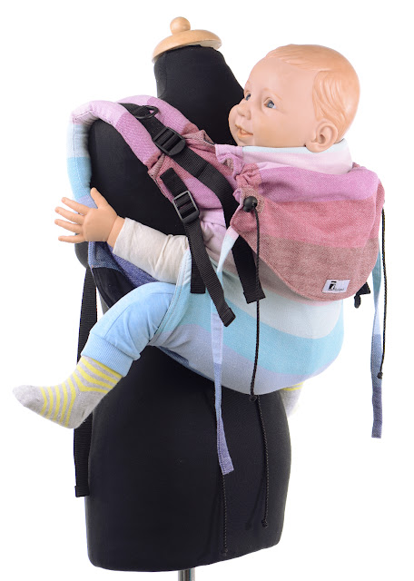 Huckepack Onbuhimo Babytrage, Stegverkleinerung, Panelverkürzung, lange mitwachsend, Rückentrage, Bauchtrage.