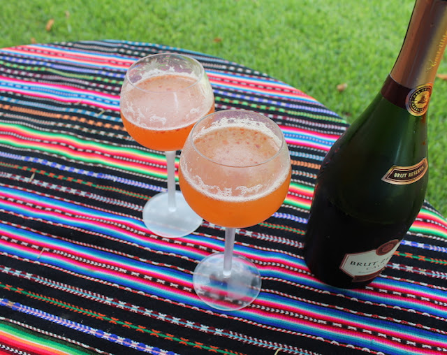 Food Lust People Love: Rosemary simple syrup adds a refreshingly fresh flavor to this  rosemary nectarine sparkling cocktail.