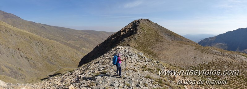 Puntal de Loma Púa - Pico del Sabinar - Pico del Púlpito - Puntal de Terreras Azules