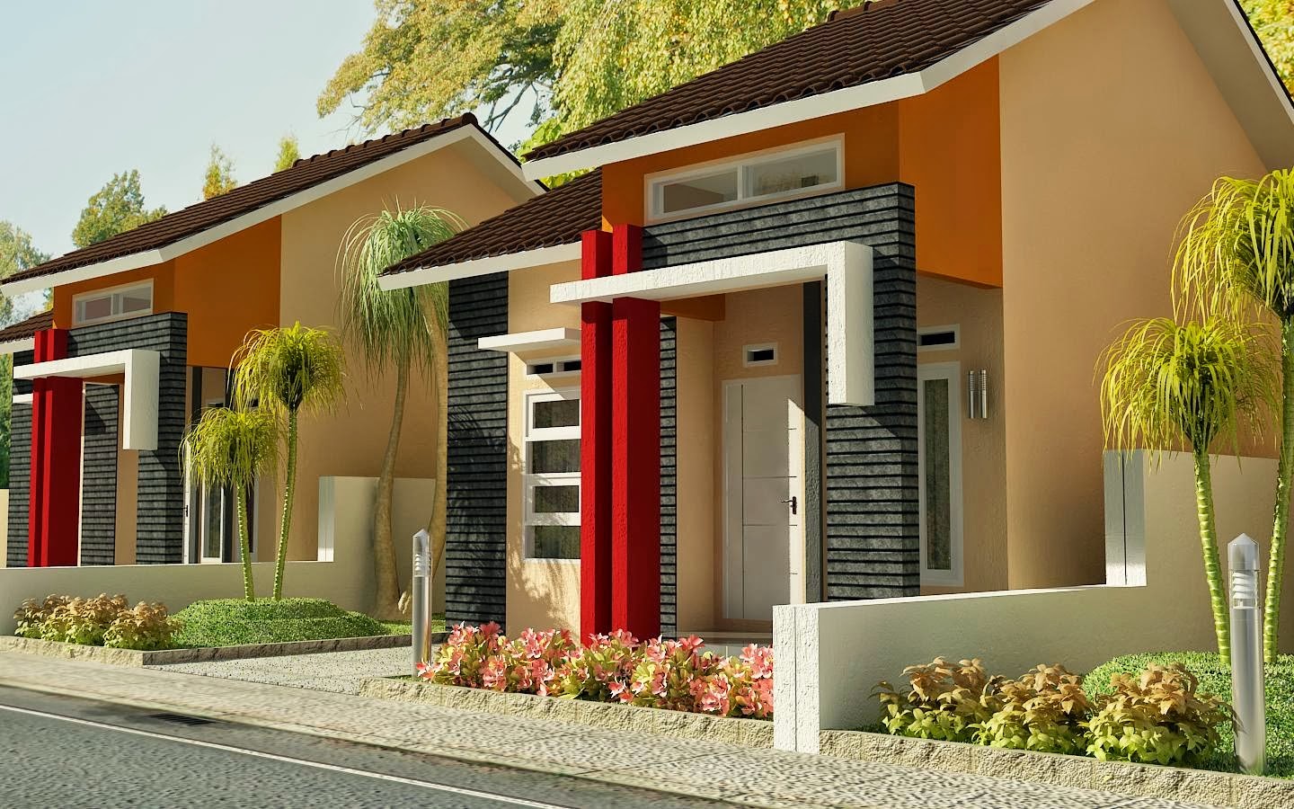 Denah Rumah Minimalis 2 Lantai Type 54 Desain Rumah Minimalis