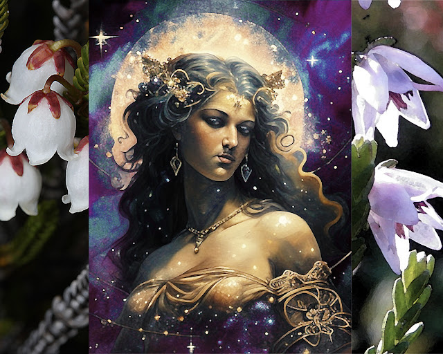 Cassiope, the goddess Cassiopeia, and Heather