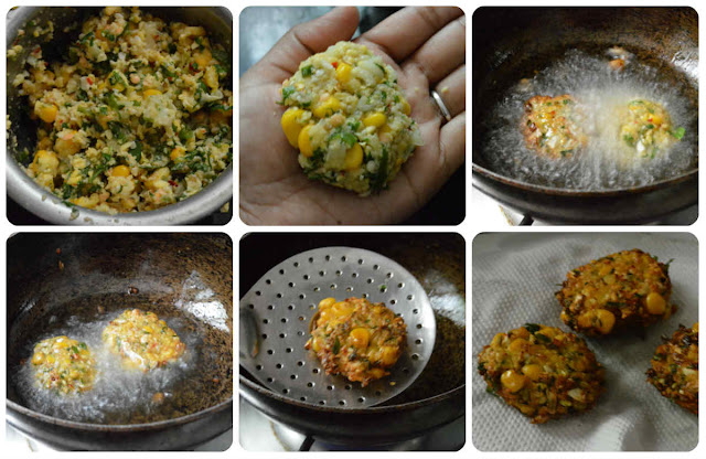 mixed dal sweet corn vadai