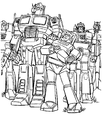 Transformers Coloring Pages