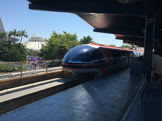 Disneyland Monorail Tomorrowland Station