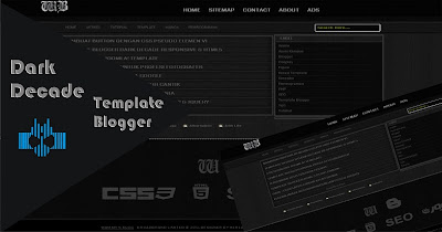 Template Blogger Dark Decade Responsive & HTML5