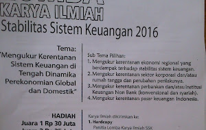 LOMBA: Karya Ilmiah Stabilitas Sistem Keuangan 2016