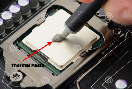 penyebab laptop cepat panas karena thermal paste kering