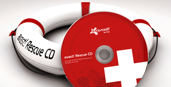 اسطوانة الانقاذ المميزة افاست Avast للتخلص من فيروسات الويندوز