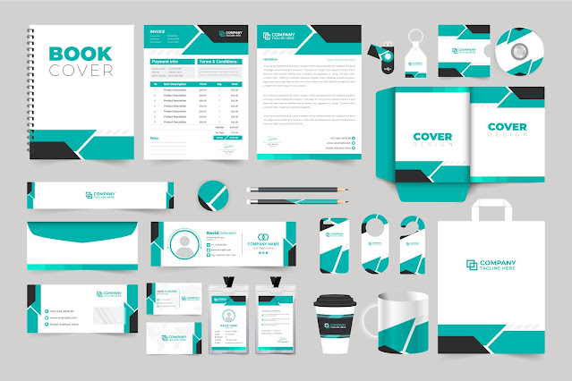 Company brand promotion template vector free download