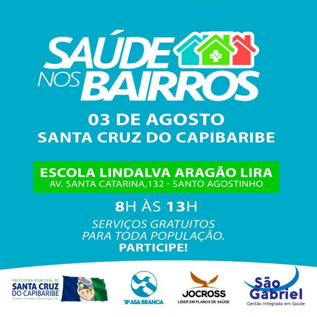 Em parceria com a TV Asa Branca, Prefeitura de Santa Cruz do Capibaribe promove o “Saúde nos Bairros”