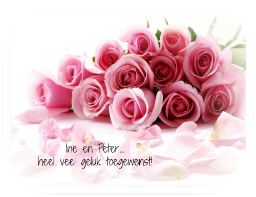 Kreatrends Ine En Peter Van Harte Gefeliciteerd