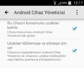 Android Cihaz Yöneticisi