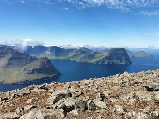 panorama sentiero Villingadalsfjall Viðoy