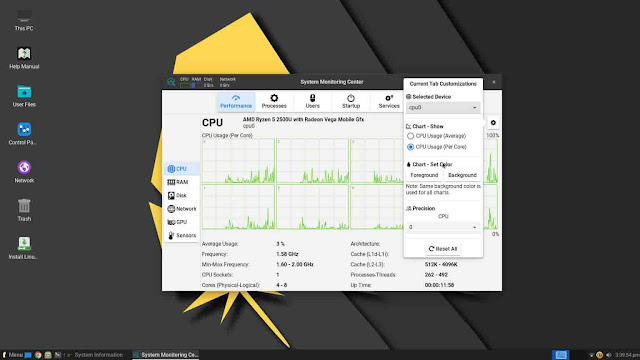 linux-lite-system-monitoring-center