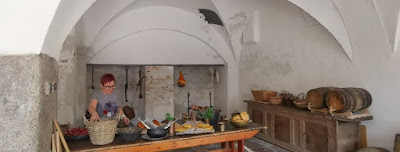 Interior del Castillo de Kronborg, Cocina.