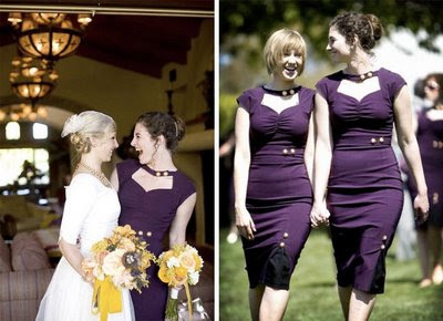 Vintage Bridesmaid Dresses on Marry You Me  Vintage Style Bridesmaids Dresses