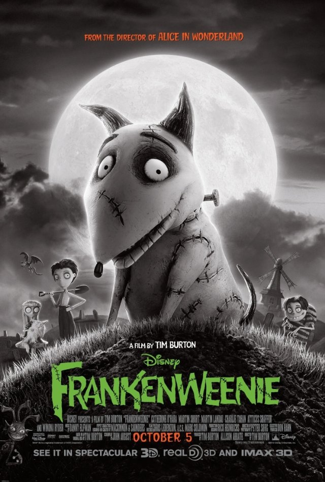 rorypnm: Movie Review: Frankenweenie (2012)